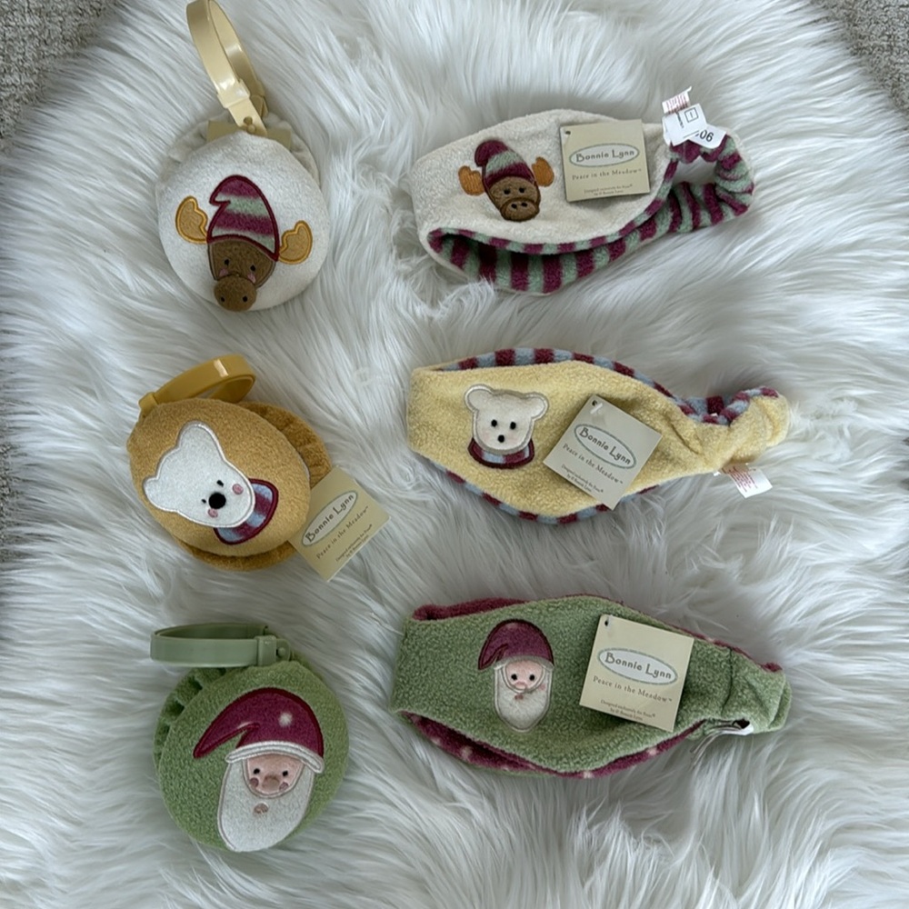 Bundle of 6 Girls earmuffs Bonnie Lynn NWT